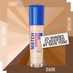 Rimmel Match Perfection Foundation - Light Porcelain, 24hr Hydration