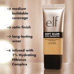 e.l.f. Soft Glam Medium Coverage Foundation – Satin Finish