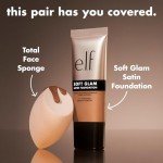 e.l.f. Soft Glam Medium Coverage Foundation – Satin Finish
