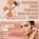 Flat Top Kabuki Makeup Brush for Flawless Blending