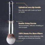 12-Piece BEAKEY Makeup Brush Set with Sponges