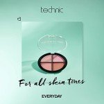 Technic Mega Blush 4-in-1 Compact - Buildable Shades