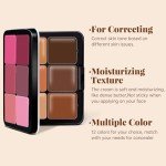 12-Color Cream Contour and Blush Palette