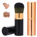 Retractable Blusher Brush Set - Travel Kabuki Duo