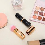 Retractable Blusher Brush Set - Travel Kabuki Duo