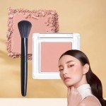 Nude Peach Matte Blush for Natural Glow
