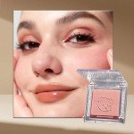 Nude Peach Matte Blush for Natural Glow