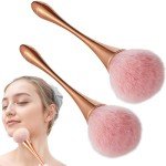 Rose Gold Large Setting Powder Brushes Set of 2