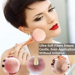 Rose Gold Large Setting Powder Brushes Set of 2