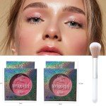 Pink Blush Palette Set: Matte Peach Blushers