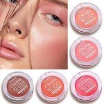 PHOERA Matte Peach Blush Cream Palette