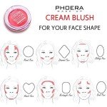 PHOERA Matte Peach Blush Cream Palette
