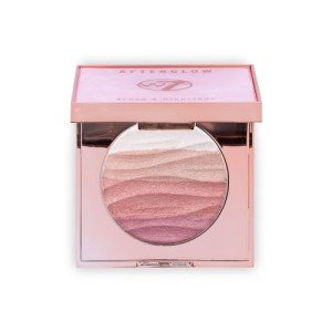 W7 Afterglow Blusher & Highlighter Compact - Pink Gold