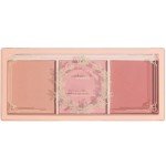 3-Color Matte Blush Palette for Cheeks