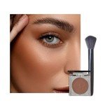 Brown Matte Blusher and Bronzer Makeup Palette