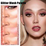 Glitter Blush Palette - 4 Shimmering Colors