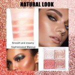 Glitter Blush Palette - 4 Shimmering Colors