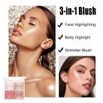 Glitter Blush Palette - 4 Shimmering Colors