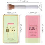 AYNKH 3-in-1 Blush Stick for Cheeks, Lips, Eyes