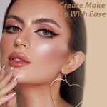 4-Color Blusher Palette with Brush - Matte & Shimmer