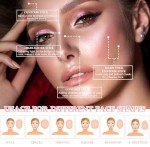 Contour Highlighter Blush Sticks Set with Brush