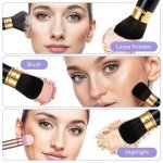 Grevosea Retractable Kabuki Brushes - 2 Pack