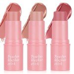 3-in-1 Cream Blush Stick Set for Cheeks