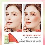 Coral Orange Creamy 3-in-1 Multi-Stick Blush