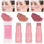 3-in-1 Cream Blush Stick Set for Cheeks