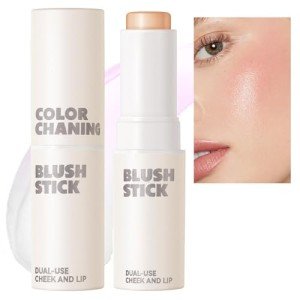 Versatile Cream Blush Stick for Mature Skin