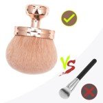 Extra Large Rose Gold Body Makeup Brush Set
