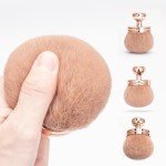 Extra Large Rose Gold Body Makeup Brush Set