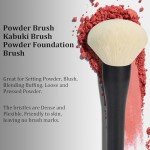 Large Fluffy Kabuki Powder Makeup Brush