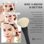 Large Fluffy Kabuki Powder Makeup Brush