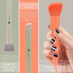 3-Piece Makeup Brush Set for Flawless Application
