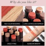 3-Piece Contour Stick Set: Bronzer, Highlighter, Blush