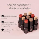 3-Piece Contour Stick Set: Bronzer, Highlighter, Blush