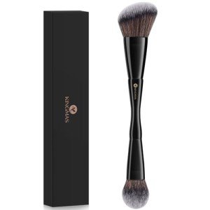 KINGMAS Dual-Ended Foundation & Bronzer Makeup Brush
