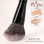 KINGMAS Dual-Ended Foundation & Bronzer Makeup Brush