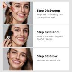 KIMUSE Vegan Cream Contour and Blush Duo