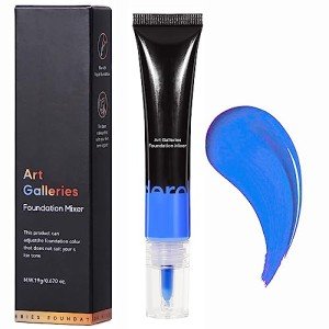 Blue Liquid Foundation Mixer for Mature Skin