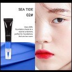 Blue Liquid Foundation Mixer for Mature Skin