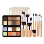 Pro Colour Correcting Makeup Palette with Brushes