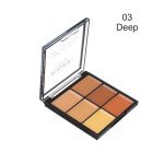 Phoera Cream Concealer and Contour Palette - Deep