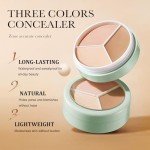 Full Coverage Creamy Concealer Palette with Brush