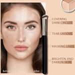 Full Coverage Creamy Concealer Palette with Brush