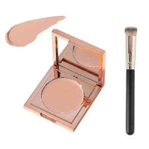 Light Medium Peach Undereye Color Corrector with Brush