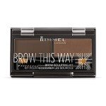 Rimmel London Brow This Way Sculpting Kit, Dark Brown