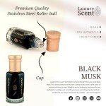 Black Musk Perfume Oil - Long Lasting Unisex Fragrance