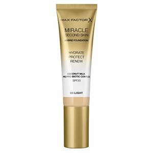 Max Factor Miracle Touch Second Skin Foundation, Light